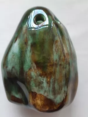 Buy Cobblers Pottery Devon UK Vintage Vase Beautiful Mixture Of Colours Glaze VGC  • 9.99£