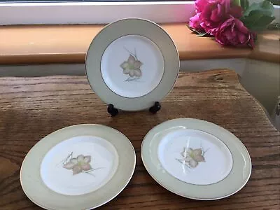 Buy Vintage Susie Cooper Bone China 6.5” Tea Plates X 3 “Day Lily” C1981 - Vgc • 10£