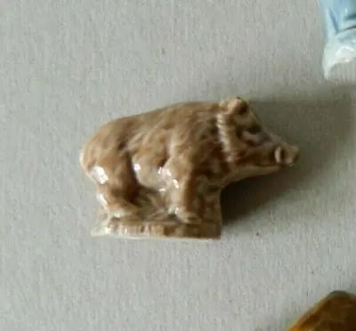 Buy Wade Wild Boar Pig Ceramic Animal Whimsies Figurine • 2.50£