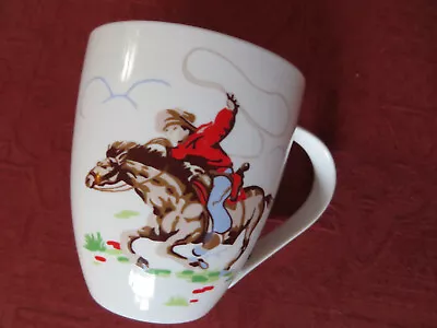 Buy Cath Kidston Large Queens Kitchen Fine China Cowboy Horse Mug (500mls) • 16.99£