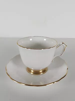 Buy Aynsley  Golden Crocus  Pattern Tea Cup And Saucer  • 12.50£