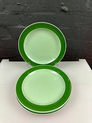 Buy 5 X Wedgwood Etruria Barlaston Celadon Dark Green Dinner Plates 10  Wide Set • 49.99£