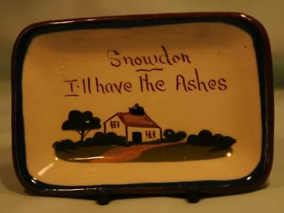 Buy Longpark Pottery Snowdon Cottage Ash Tray In Very Good Condition • 5£