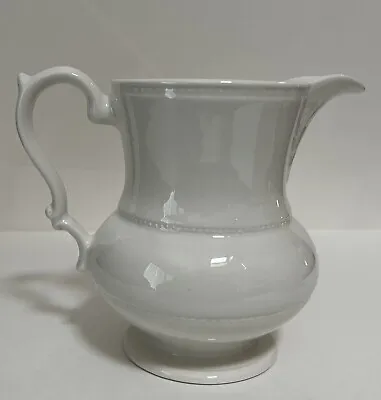Buy Vintage Lord Nelson Pottery White Milk Pitcher Made In England • 18.97£