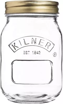 Buy Kilner Round Glass Screw Top Lid Preservation Storage Jar, 0.5 L • 4.99£