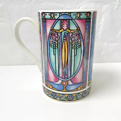 Buy Vintage Dunoon Mug Charles Rennie Mackintosh Style By Joanne Triner Pink Rose • 8.99£
