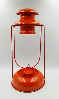 Buy Large Red Enamel Lantern Style Candle Holder. No Glass. 17 Inches Tall. Spares • 5£