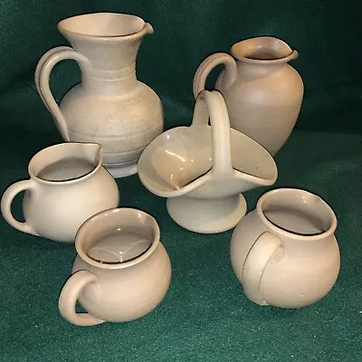 Buy Vintage X6 Dee Cee, Hillstonia & Burton Stoneware, Hand-thrown Pottery Jugs Etc • 20£