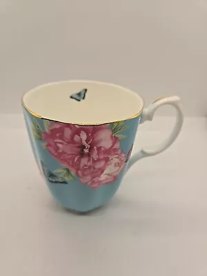 Buy Royal Albert England Miranda Kerr Mug Friendship Flower Butterfly 13.5 Oz • 47.43£