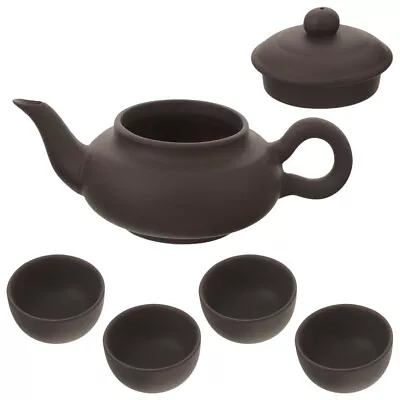 Buy 1 Set Of Ceramic Cup Antique Teapot With Cup Kung Fu Tea Set Tea Kettle • 16.45£