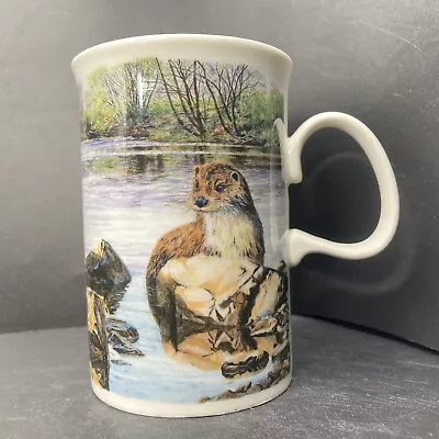 Buy Dunoon Elgin Otters Stoneware Mug Designed By Martin Ridley Made In Scotland • 19.95£
