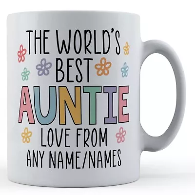 Buy Personalised Worlds Best Auntie Gift Mug • 10.99£