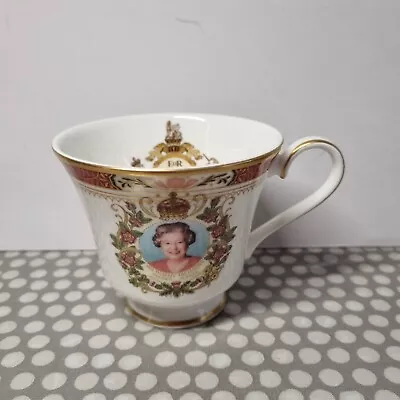 Buy Royal Doulton Fine Bone China  Sandon  Cup. Queen Elizabeth II 50th Anniversary. • 9.99£