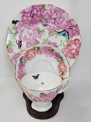 Buy Miranda Kerr For Royal Albert Porcelain  Gratitude  Tea/Lunch Setting England • 81.52£