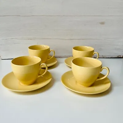 Buy Vintage Johnson Bros Goldendawn Cups And Saucers X 4 . Utility • 12£