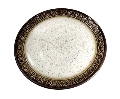 Buy Purbeck Pottery Portland Dinner Plate Textured Rim 27cm Spares/Replacements Rare • 27£