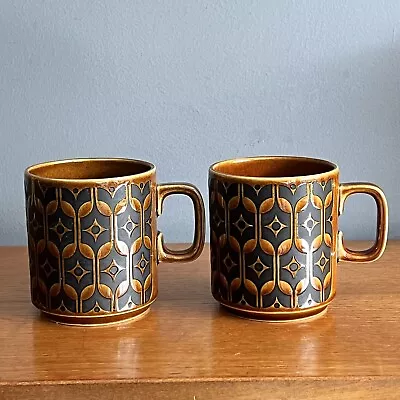Buy Vintage Pair Of Hornsea Pottery Heirloom Mugs By John Clappison Brown • 24£