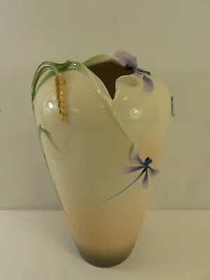 Buy (RefJOH35) Franz Dragonfly Vase (missing Dragonfly Tail) • 15.99£