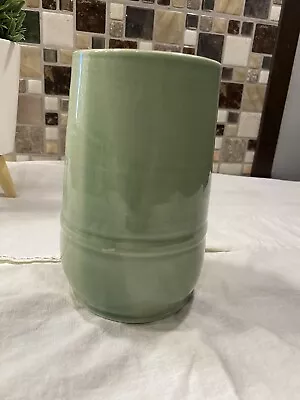 Buy Green Chung Hae Drip Pottery Vase Signed • 11.38£