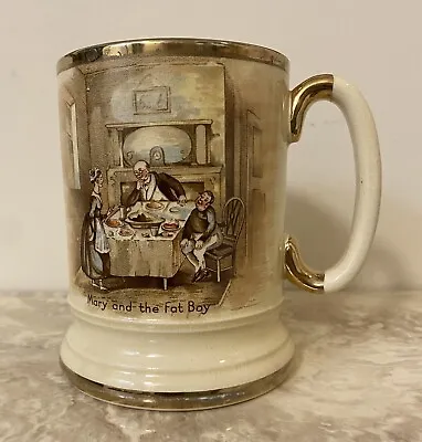 Buy Arthur Wood Mug Cup Vintage Quality Made In England Mary & Fat Boy From Dickens • 27.54£