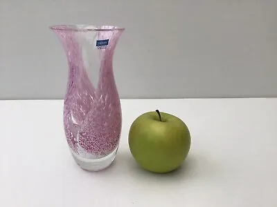 Buy Caithness Glass Pink  Bud Vase  approx 14 Cm Tall Perfect Condition With Labels • 10.99£