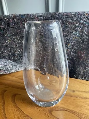 Buy Beautiful Clear Orrefors Glass Vase Mid 20th Century Vintage Retro Labelled • 50£