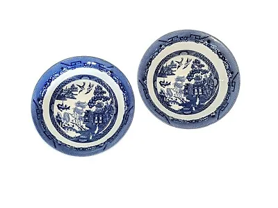 Buy Johnson Brothers Blue Willow Cereal Dessert Bowl England Set Of 2 White Asian 6  • 19.17£