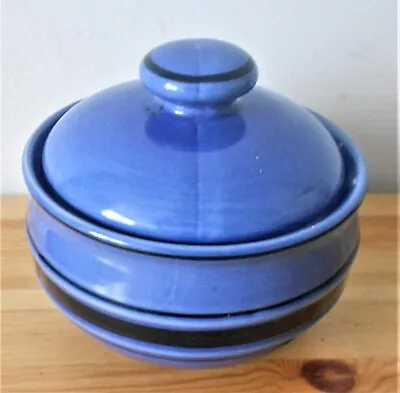 Buy RARE Wessex Collection Blue Lidded Pot Hoopla Design Similar To Denby • 2.49£