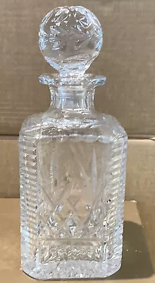 Buy Heavy Cut Glass Crystal Decanter & Stopper • 50£