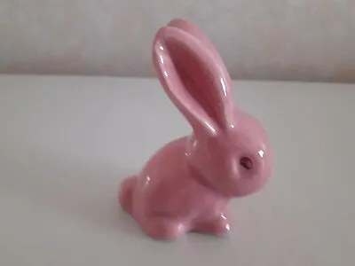 Buy Sylvac Small High Gloss Pink Rabbit - Good Condition • 50£
