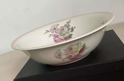 Buy Vintage James Kent Staffs Pretty Rose Themed Large Bowl / Dish 25cm (Old Foley?) • 8£