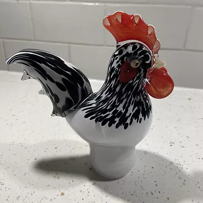 Buy LANGHAM Glass ROOSTER Rare, Paperweight Large 15cm High Cockerel Chicken • 29.99£