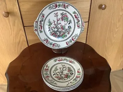 Buy Johnson Brothers Indian Tree Handled Cake/bread & Butter Plate + 5  Tea Plates • 22£