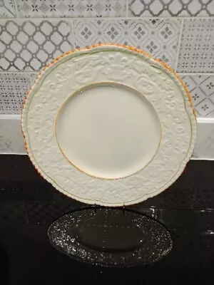 Buy Royal Cauldon 11  Embossed Plate With Orange And Green Decoration RARE • 4.99£