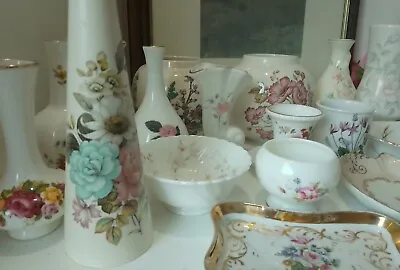Buy 💕Vintage Trinket Bowls/Posy/Bud Vases Wedding Party Decor Baby Shower Jubilee💕 • 9.95£
