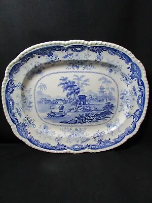 Buy Mintons Opaque China Blue & White Ashette Chinese Marine Pattern C.1850-60s • 65£