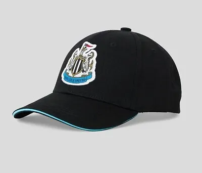 Buy Newcastle United Fc Crest Adult Baseball Cap Black - Official Football Gift,nufc • 24.99£
