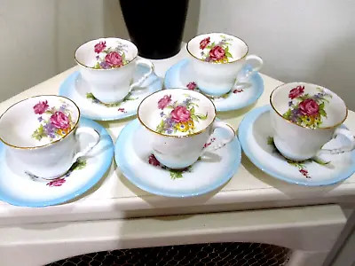 Buy VINTAGE ROYAL SUTHERLAND, Pretty Vintage China Tea Set ,NO CRACKS OR CHIPS • 29.99£