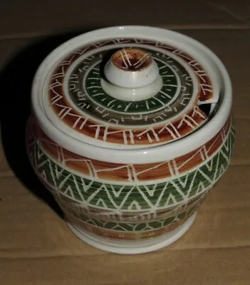 Buy Vintage Dragon Pottery Rhayader Wales Jam / Honey Pot With Lid • 7£