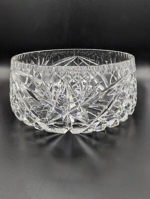 Buy Beautiful Heavy High Quality Cut Lead Crystal Bowl. • 45£