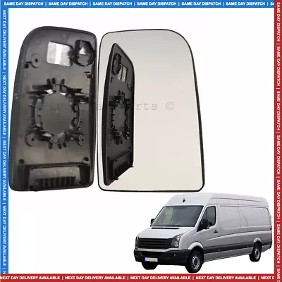 Buy Right Off Side Wing Door UPPER Mirror Glass For VW Crafter 2006-17 • 11.99£