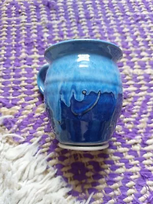 Buy Castle Arch Ireland Studio Pottery Blue Mug 11cm • 16£