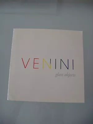 Buy Venini Glass Objects Murano Italian Art Glass Book • 42.66£
