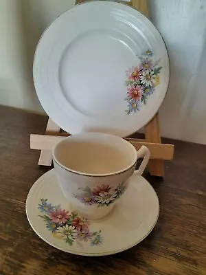 Buy GEORGE CLEWS VINTAGE Tea Cup & Saucer Plate Trio Staffordshire Made In England G • 9.99£