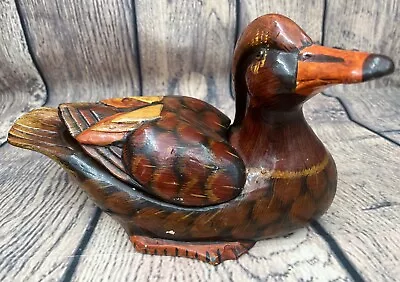 Buy Ceramic 3D Duck Box-Teal/Bird Decorative-Hand Painted-Secret Trinket Hide • 10.99£