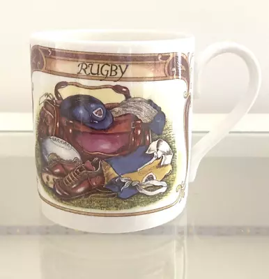 Buy Queen’s Rugby Mug Cup Fine Bone China Churchill Brand Made In England • 16.99£
