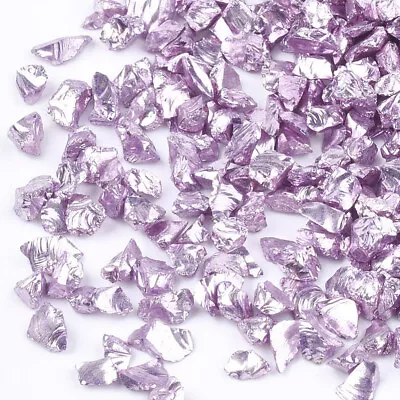 Buy BOGOF! Crushed Glass Crystals Gems Sparkle Metallic Art 3D Crushed Mirror 8 Cols • 5.99£