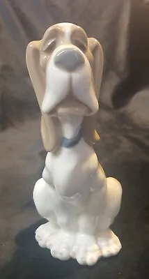 Buy Nao Lladro Dog Figurine, Vintage Floppy Ears Basset Hound Doggy Sculpture • 20£