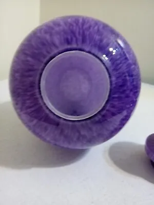 Buy Purple And White Swirl Art Glass Vase/Urn  * 12  * Hand Blown * Ships Free! • 142.31£