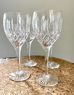 Buy Royal Doulton England Crystal Cut Glass Wine Glasses X 4 Signed • 30£